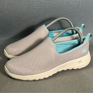 Skechers Women's Go Walk Joy Mesh Slip-on Comfort Shoes Gray Size 8.5